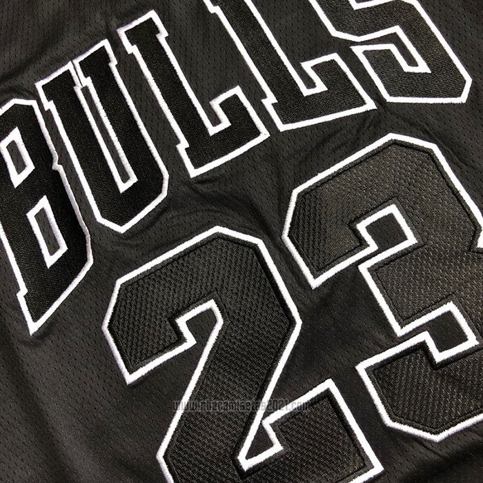Camiseta Chicago Bulls Michael Jordan #23 MVP Negro